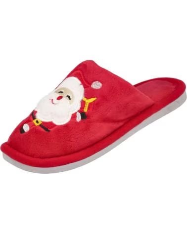 BUBBLE BOBBLE Zapatillas De Casa 070-363490 en rojo para mujer ROJO