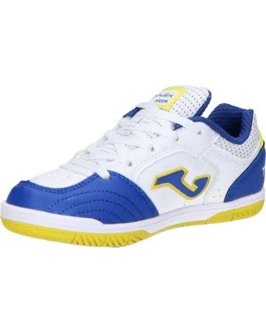 CHAUSSURES DE FUTSAL JOMA TOP FLEX TPJS2602IN ENFANT BLANC BLEU BLANCO