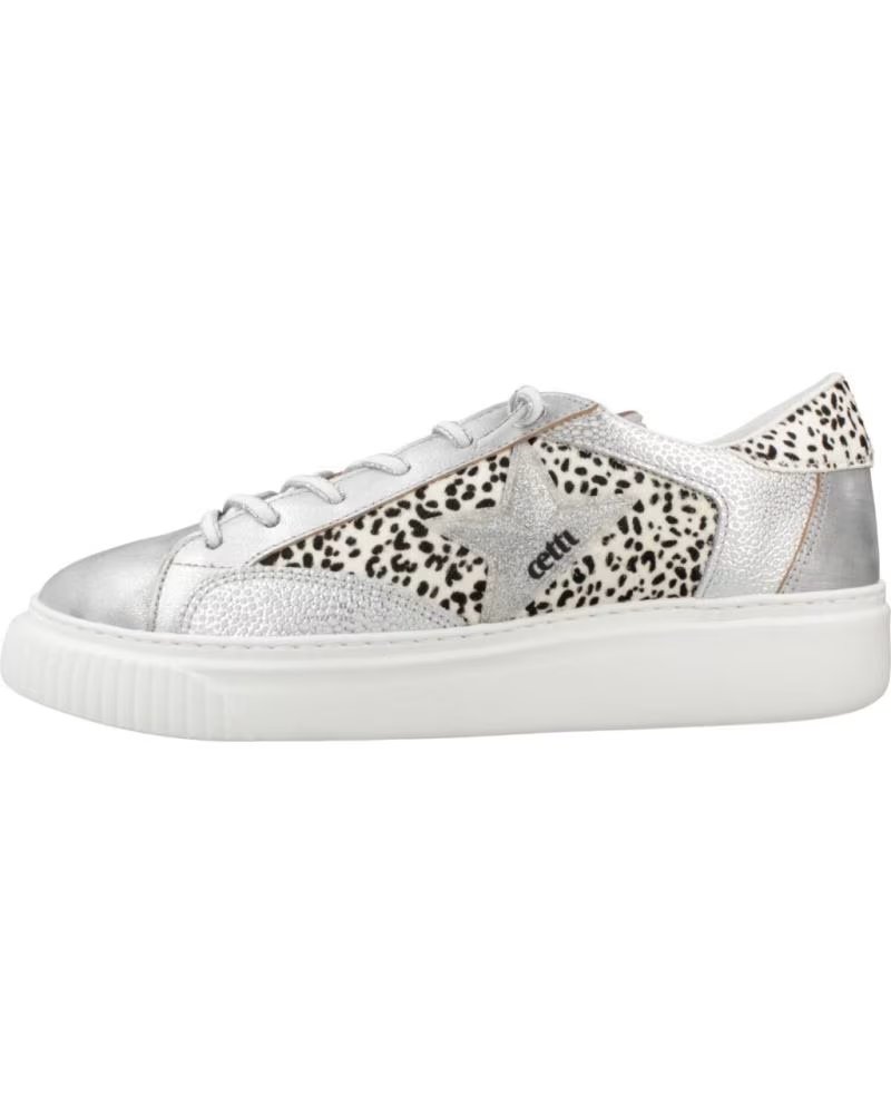 ZAPATILLAS CASUAL CETTI MUJER DEPORTIVAS CORDONES GRIS MINERAL MINERAL