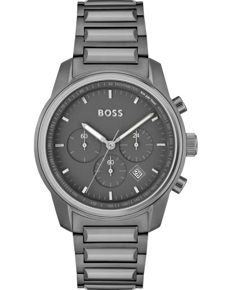 Home-BOSS-BOSS 1514005 STAINLESS STEEL CHRONOGRAPH MEN'S WATCH-GRIS