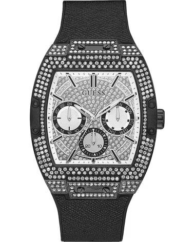 GUESS GW0048G1 CHRONOGRAPH HERRENUHR MIT GLÄNZENDEN DETAILS NEGRO