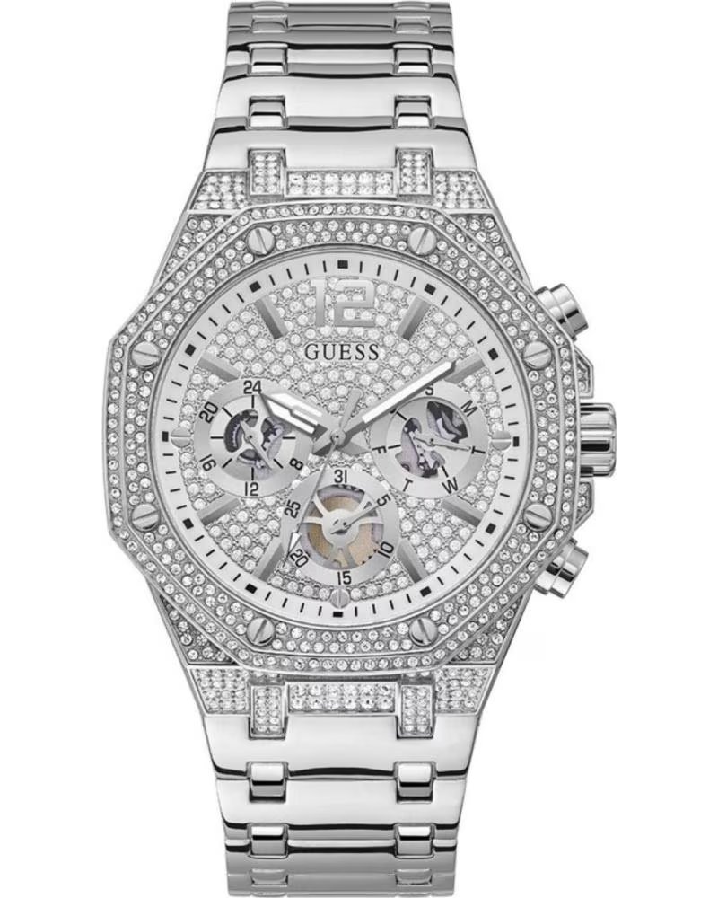 Início-GUESS-RELÓGIO GUESS GW0419G1 CINZA COM CRISTAIS-GRIS