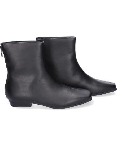 PUNTOSALAO BOTINES PLANOS ELEGANTES MUJER NEGRO DB-3 VARIOS COLORES