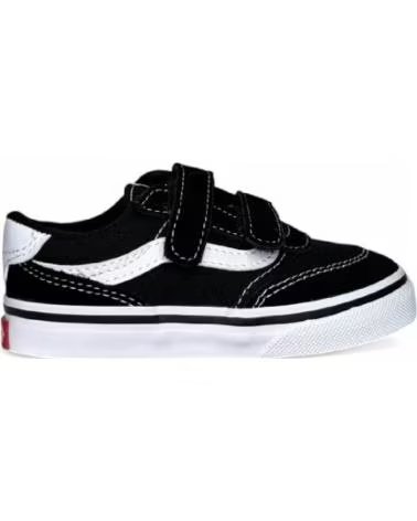 VANS BROOKLYN LS CON CHIUSURA A VELCRO NEGRO
