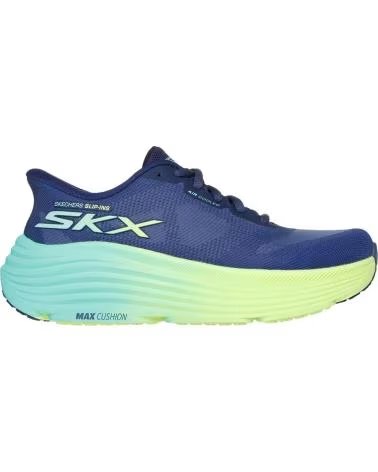 SKECHERS SLIP-INS MAX CUSHIONING ENDEAVOUR MEN'S SHOES BLUE AZUL