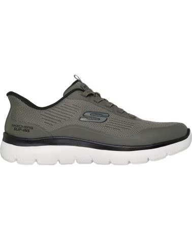 SKECHERS ZAPATILLAS DEPORTIVAS HOMBRE 233047 OLBK GRIS