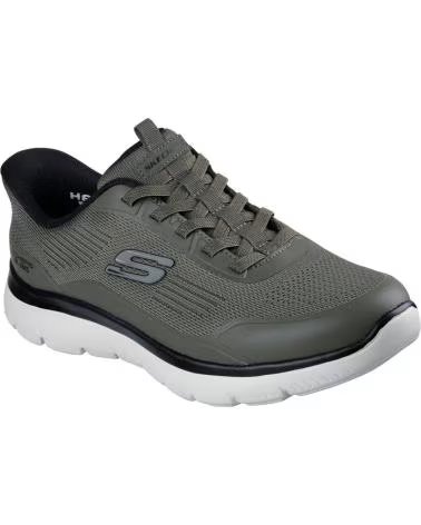 SKECHERS ZAPATILLAS DEPORTIVAS HOMBRE 233047 OLBK GRIS