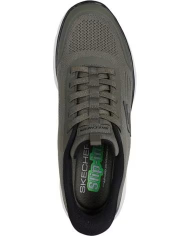 SKECHERS ZAPATILLAS DEPORTIVAS HOMBRE 233047 OLBK GRIS