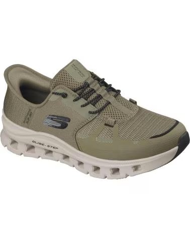 SKECHERS SLIP-INS GLIDE-STEP PRO UOMO SCARPE CASUAL KAKI