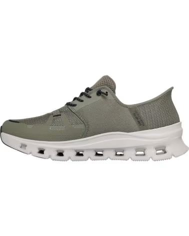 SKECHERS SLIP-INS GLIDE-STEP PRO UOMO SCARPE CASUAL KAKI