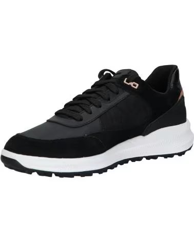 GEOX PG1X D36VRA DEPORTIVAS CASUAL MUJER NEGRAS NEGRO