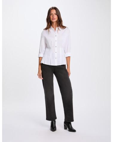 MORGAN CAMISA MUJER 261-CORSET BLANCO