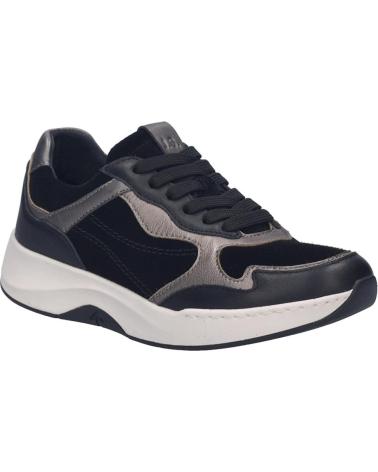 ZAPATILLAS CASUAL JOSEP SEIBEL ELLI-18 DE NUBUCK PARA MUJER NEGRO