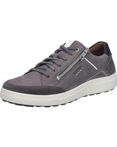 ZAPATILLAS CASUAL JOSEP SEIBEL MADDOX-07 DE NUBUCK PARA HOMBRE GRIS