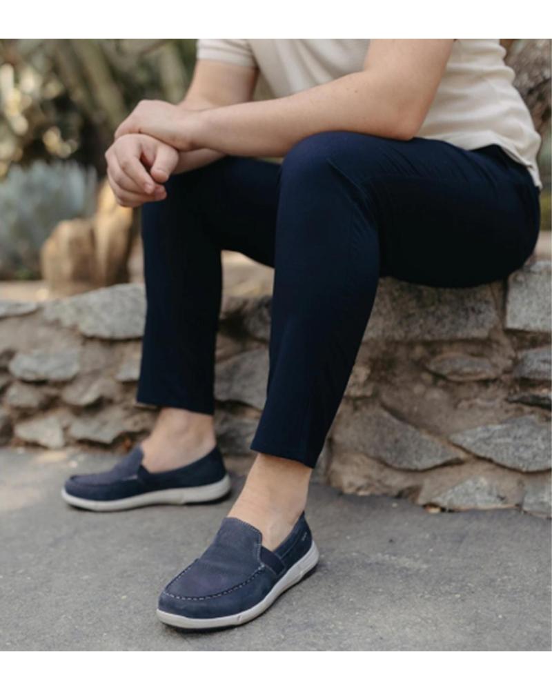 MOCASINES CASUAL JOSEP SEIBEL ENRICO-31 DE NUBUCK PARA HOMBRE AZUL