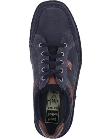 ZAPATOS DE VESTIR JOSEP SEIBEL ANVERS-42 OCEAN AZUL AZUL