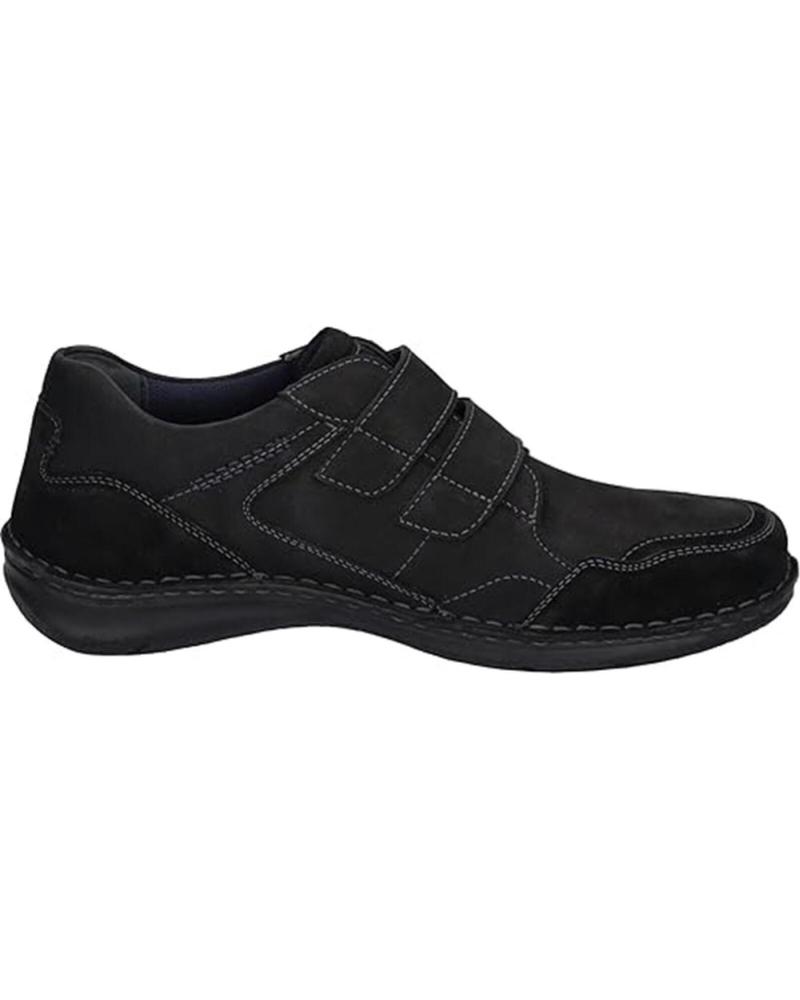 ZAPATOS JOSEP SEIBEL ANVERS-85 DE HOMBRE EN NUBUCK NEGRO NEGRO