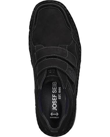 ZAPATOS JOSEP SEIBEL ANVERS-85 DE HOMBRE EN NUBUCK NEGRO NEGRO