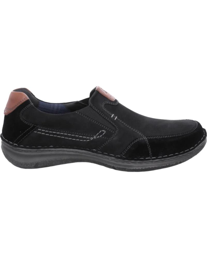 ZAPATOS JOSEP SEIBEL ANVERS-63 DE HOMBRE EN NUBUCK NEGRO NEGRO