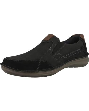 ZAPATOS JOSEP SEIBEL ANVERS-63 DE HOMBRE EN NUBUCK NEGRO NEGRO