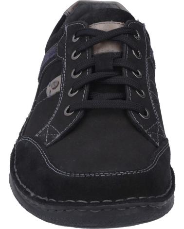 ZAPATOS JOSEP SEIBEL ANVERS-42 DE ANTE PARA HOMBRE EN NEGRO NEGRO