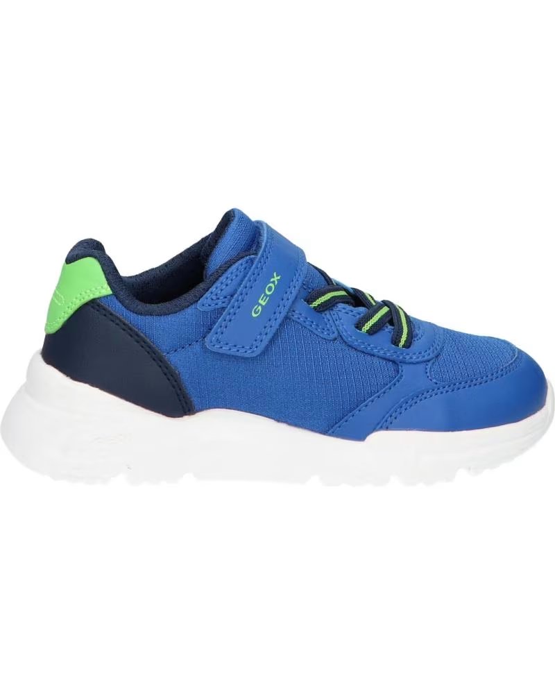 geox J46MQB 0FU54 J LOFTUS BOY C4227 ROYAL-NAVY