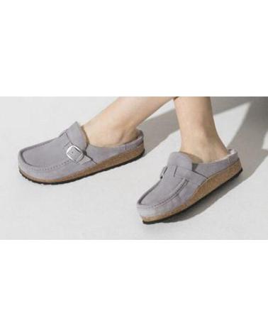 Calzado de casa de Mujer BIRKENSTOCK ZAPATILLA CASA BUCKLEY SHEARLING 1020671 GRAY