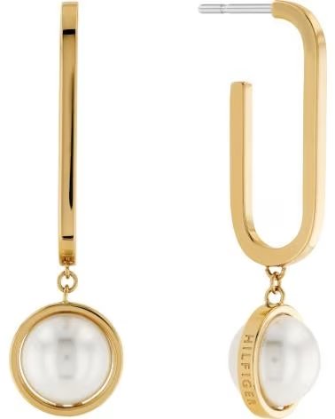 Inicio-TOMMY-HILFIGER-PENDIENTES TOMMY HILFIGER ACERO INOXIDABLE CON PERLA-