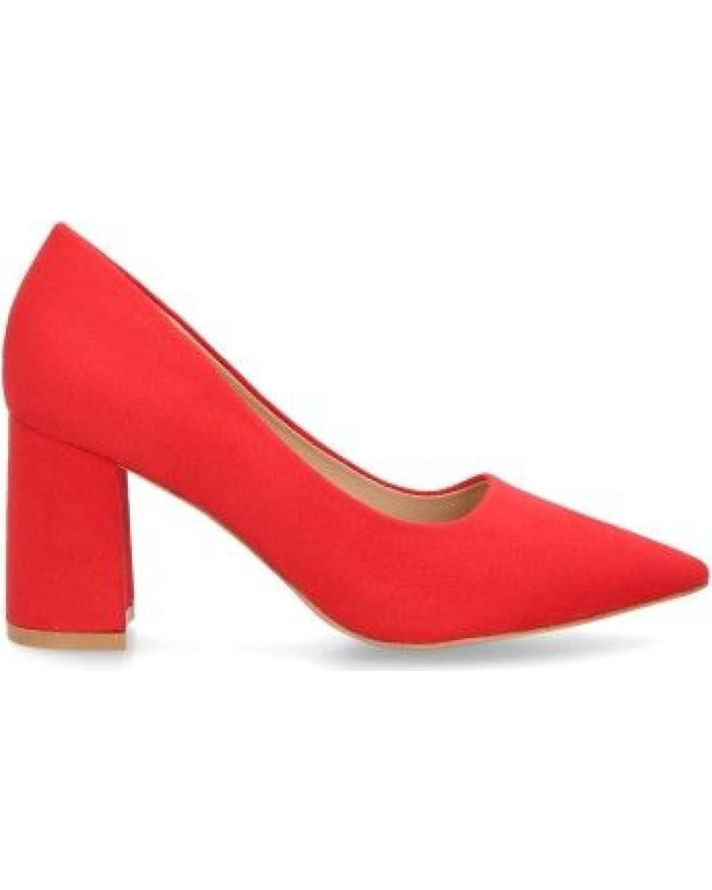 ZAPATOS DE VESTIR PUNTOSALAO TACÓN ANCHO MUJER ROJO VARIOS COLORES