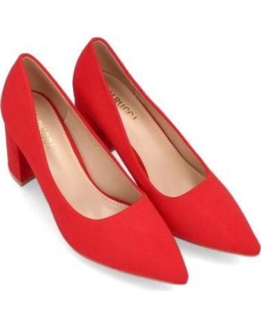 ZAPATOS DE VESTIR PUNTOSALAO TACÓN ANCHO MUJER ROJO VARIOS COLORES