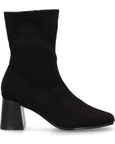 PUNTOSALAO BOTAS TACON ANCHO ELEGANTES DE MUJER COLOR NEGRO VARIOS COLORES