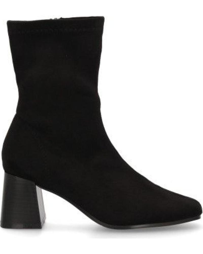 PUNTOSALAO BOTAS TACON ANCHO ELEGANTES DE MUJER COLOR NEGRO VARIOS COLORES