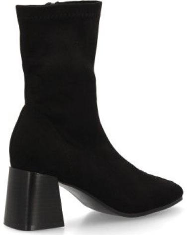 PUNTOSALAO BOTAS TACON ANCHO ELEGANTES DE MUJER COLOR NEGRO VARIOS COLORES