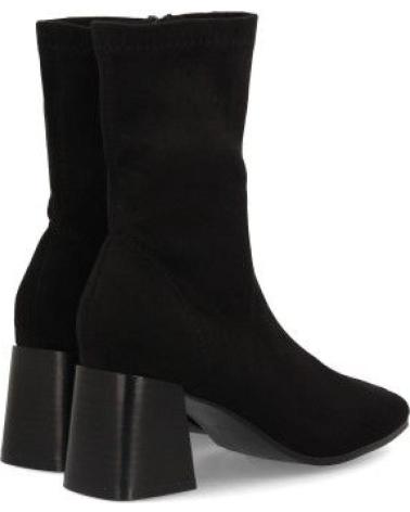 PUNTOSALAO BOTAS TACON ANCHO ELEGANTES DE MUJER COLOR NEGRO VARIOS COLORES