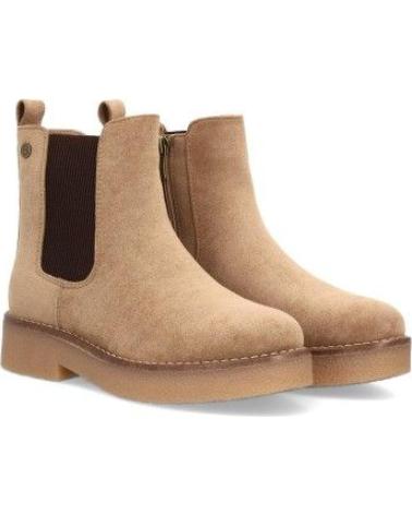 PUNTOSALAO BOTINES PLANOS ESTILO CHELSEA ELEGANTES DE MUJER COLOR KAKI VARIOS COLORES