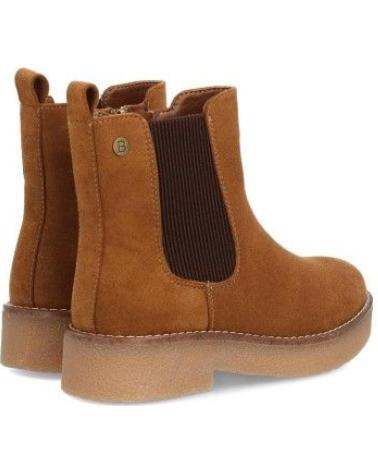 PUNTOSALAO BOTINES PLANOS ESTILO CHELSEA ELEGANTES DE MUJER COLOR CAMEL VARIOS COLORES