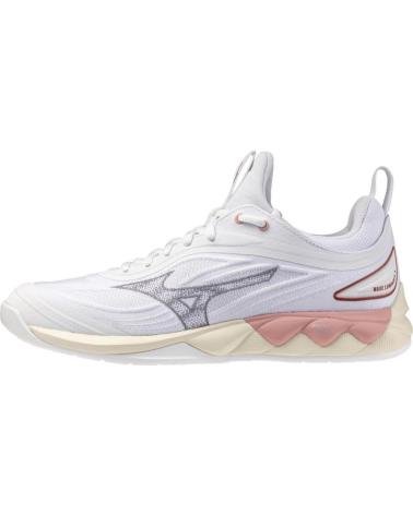 MIZUNO WAVE LUMINOUS 3 ZAPATILLAS BALONMANO VOLEY MUJER BLANCO-CREMA