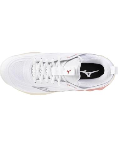 MIZUNO WAVE LUMINOUS 3 ZAPATILLAS BALONMANO VOLEY MUJER BLANCO-CREMA
