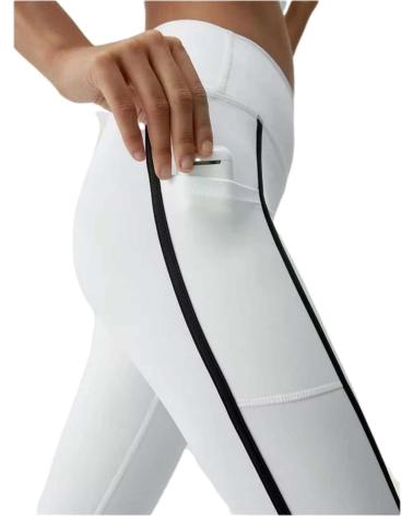 BORN LIVING YOGA LEGGINGS CON RAYA LATERAL PARA MUJER BLANCO