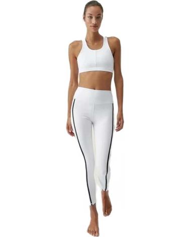 BORN LIVING YOGA LEGGINGS CON RAYA LATERAL PARA MUJER BLANCO