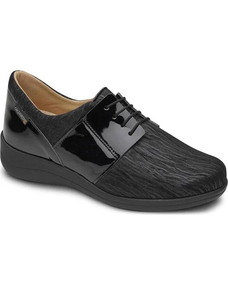 CALZAMEDI ZAPATOS 0794-N PARA MUJER CON PALA ELÁSTICA NEGRO