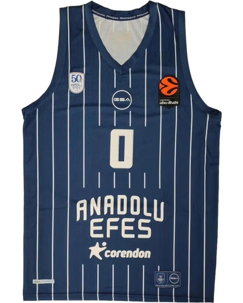 GSA CAMISETA SHANE LARKIN ANADOLU EFES 2026 EUROLIGA EQUIPACION 1