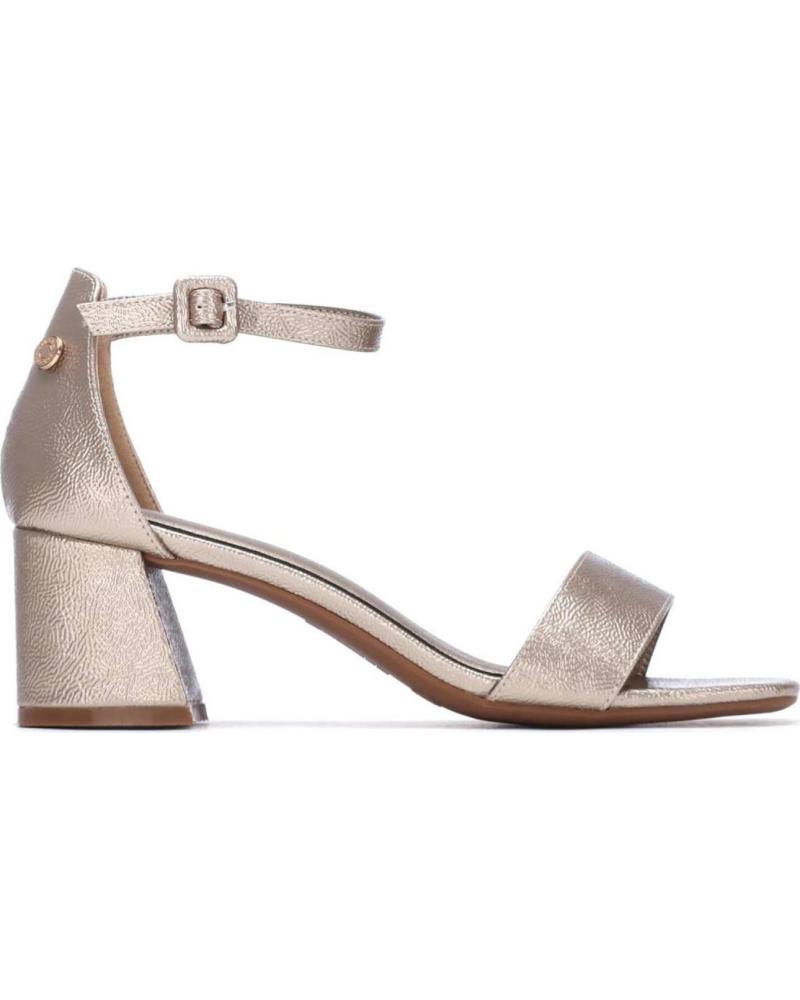 REFRESH SANDALIAS TACON BLOQUE CORREA TOBILLO MODELO 17525205 ORO ORO