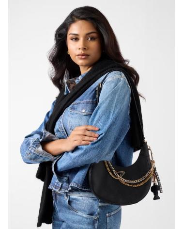 GUESS DAVINA SHOULDER BAG NEGRO