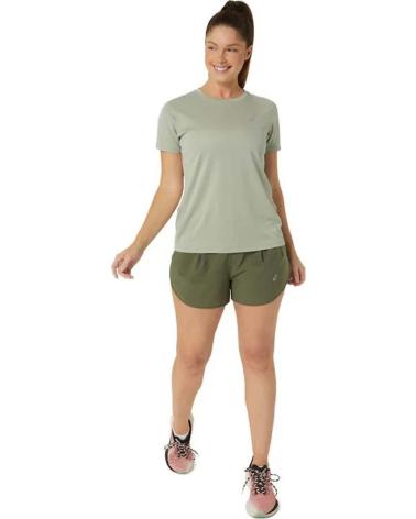 ASICS CAMISETA EN COLOR PARA MUJER VERDE