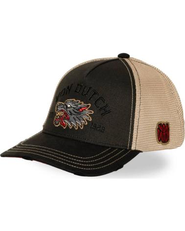 GORRA TRUCKER VON DUTCH WILD WOLF NEGRA NAN