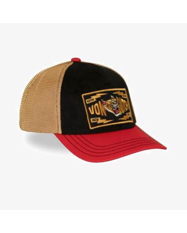 GORRA VON DUTCH TRUCKER WILD TIGER NEGRA ROJA NAN