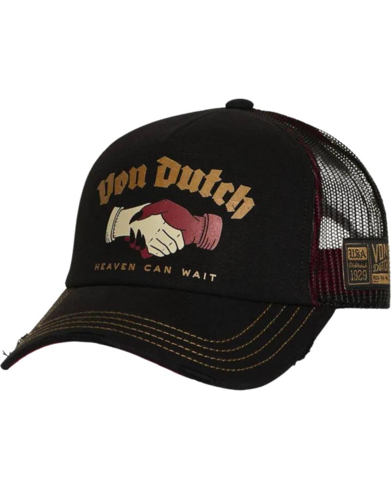 GORRA TRUCKER VON DUTCH HEAVEN CAN WAIT NEGRA NAN