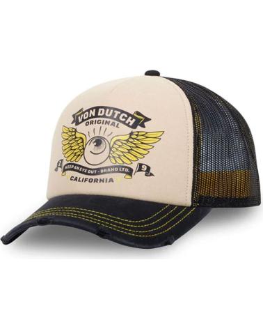 GORRA TRUCKER VON DUTCH BEIGE BLACK NAN