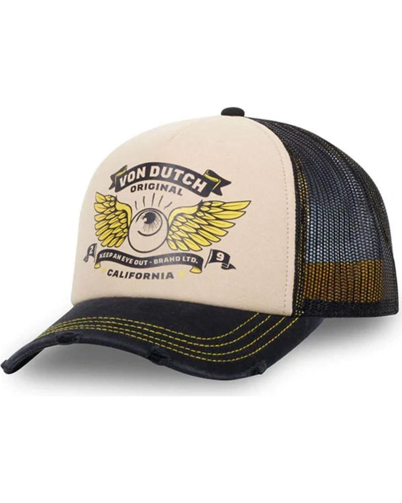 GORRA TRUCKER VON DUTCH BEIGE BLACK NAN